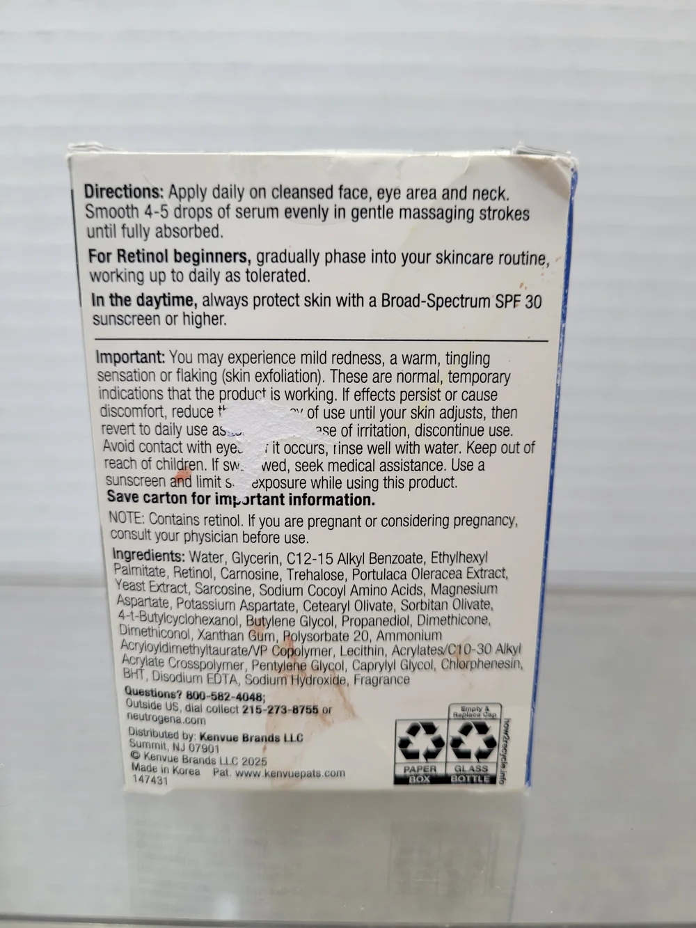 Neutrogena Retinol Renewal Serum